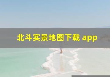 北斗实景地图下载 app